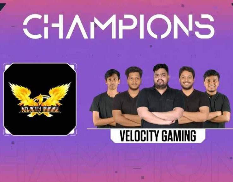 Velocity Gaming, the winners of Valorant Agni Series tournament hosted by NODWIN Gaming and powered by MSI