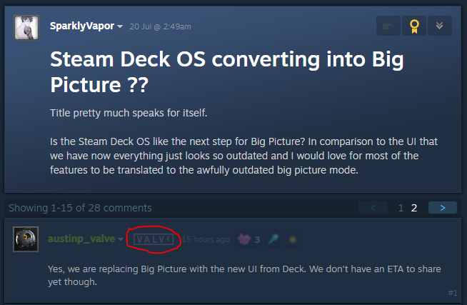 At long last, the Steam Deck UI has replaced Steam's Big Picture mode