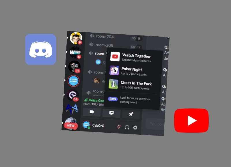 Discord testing  integration to let you watch videos with pals